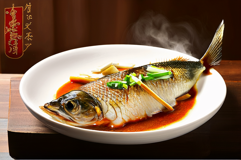 Classic Cantonese Steamed Sea Bass with Ginger and Scallion