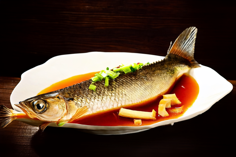 Classic Cantonese Steamed Sea Bass with Ginger and Scallion