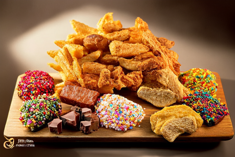 Crunchy Delights: A Symphony of Snacks Platter