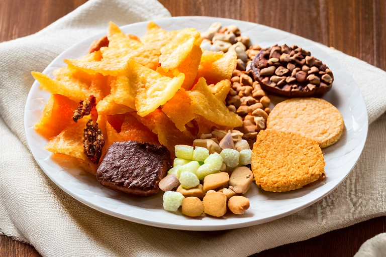 Crunchy Delights: A Symphony of Snacks Platter