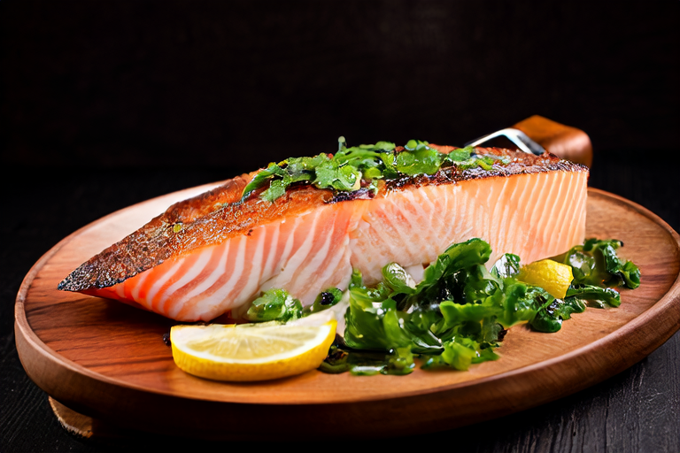 Dinner Delight: Grilled Salmon with Herb Butter