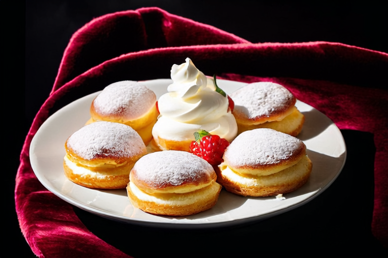 Elegant Afternoon Tea Cream Puffs