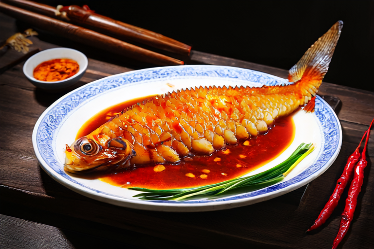Exploring the Flavors of Anhui: A Traditional Braised Mandarin Fish Delight