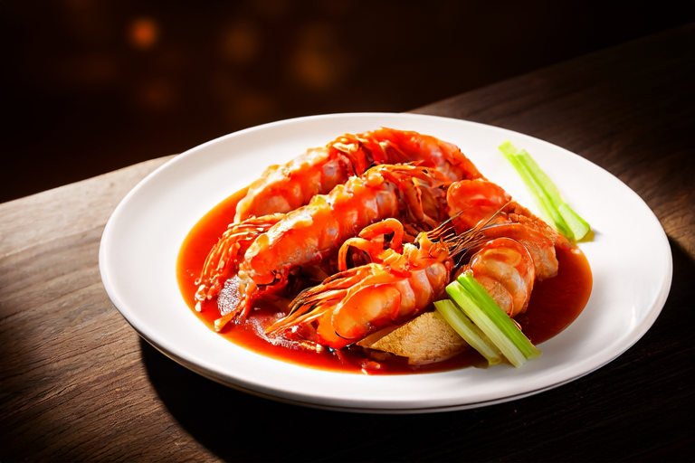 Exploring the Flavors of Shandong: Braised Prawns in Brown Sauce
