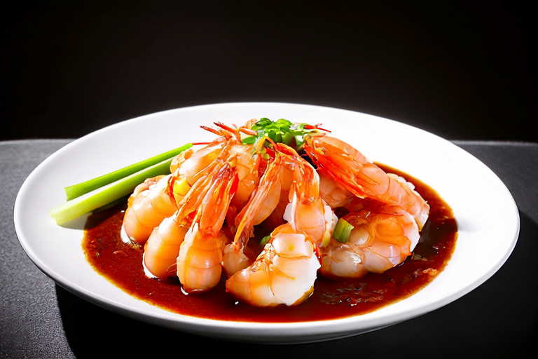 Exploring the Flavors of Shandong: Classic Braised Prawns with Soy Sauce