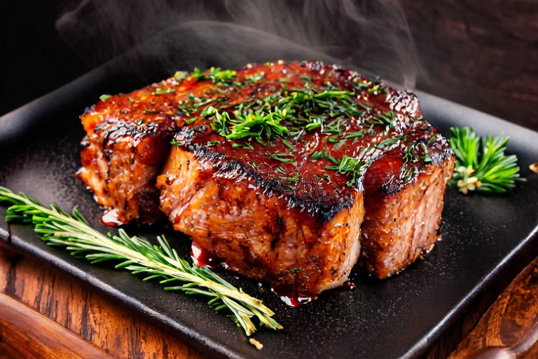 Grilled Meat Delight with Herb Marinade