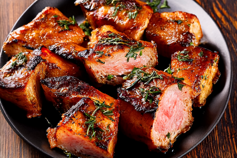 Grilled Meat Delight with Herb Marinade