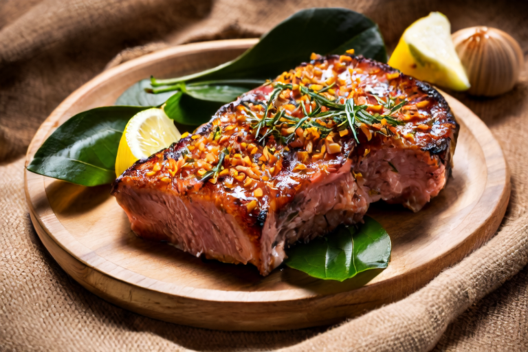 Grilled Meat Delight with Spicy Herb Marinade