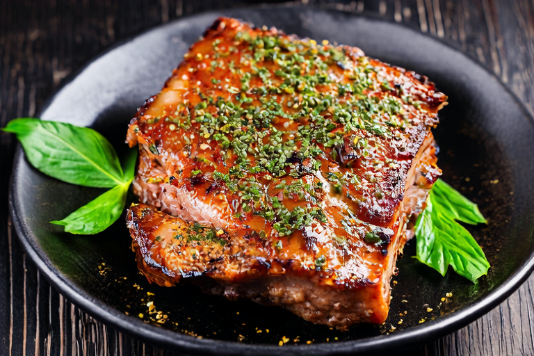 Grilled Meat Delight with Spicy Herb Rub