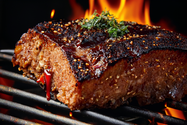 Grilled Meat Delight with Spicy Herb Rub