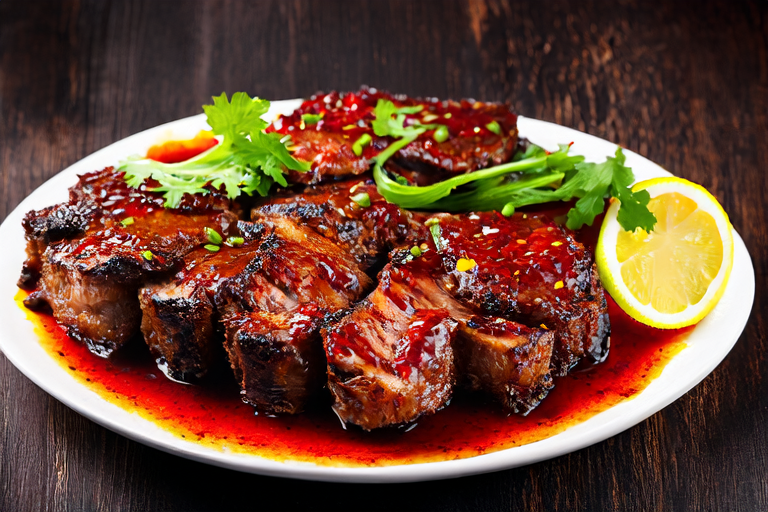 Grilled Meat Delight with Spicy Marinade