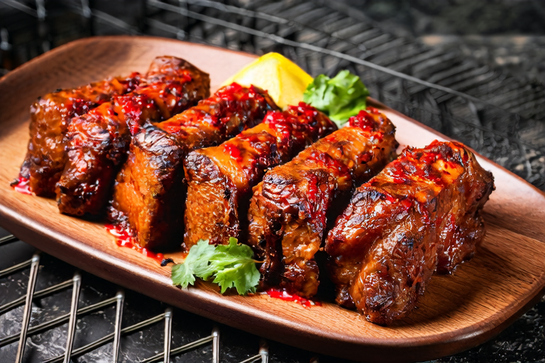 Grilled Meat Delight with Spicy Marinade