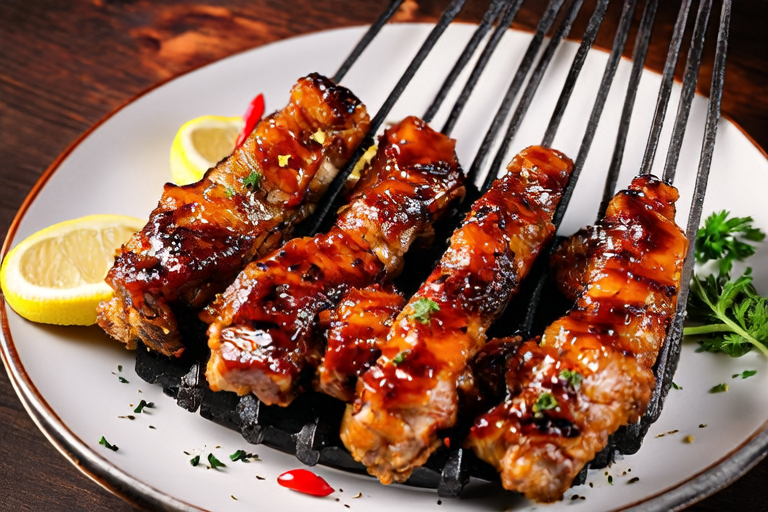 Grilled Meat Delight with Spicy Marinade
