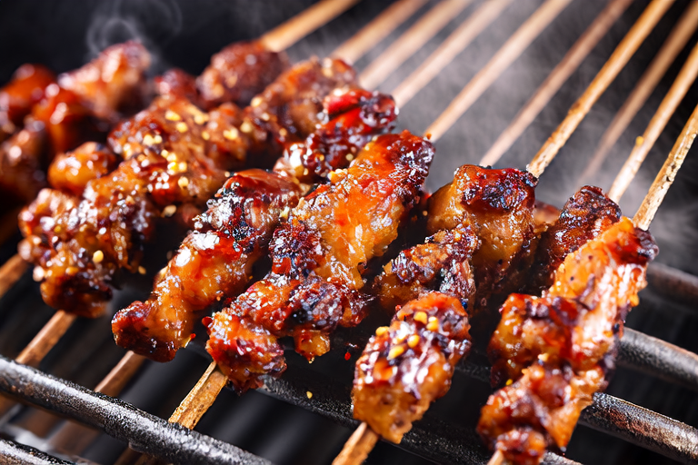 Grilled Meat Delight with Spicy Marinade