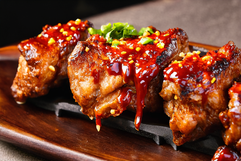 Grilled Meat Delight with Spicy Marinade