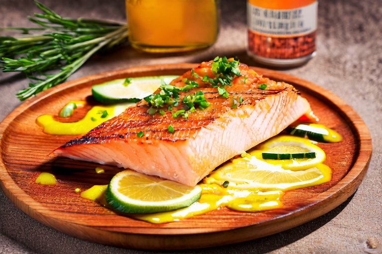 Homestyle Comfort: Pan-Seared Salmon with Lemon Butter Sauce
