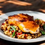 Lunch Delight: Grilled Chicken with Quinoa Salad
