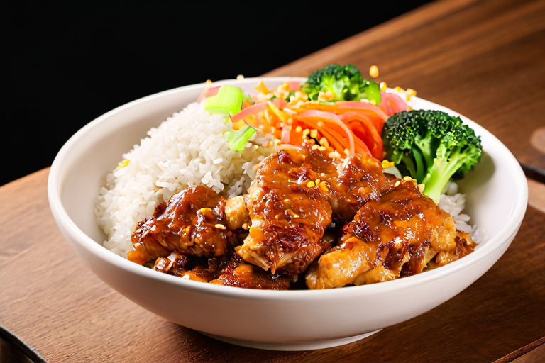 Lunch Delight: Tasty Teriyaki Chicken Bowls