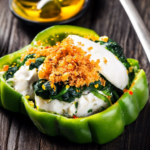Lunchtime Delight: Spinach and Feta Stuffed Bell Peppers 3 Lunchtime Delight: Spinach and Feta Stuffed Bell Peppers