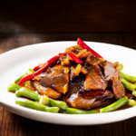 Savoring Spring: Stir-Fried Green Beans with Preserved Meat in Zhejiang Style