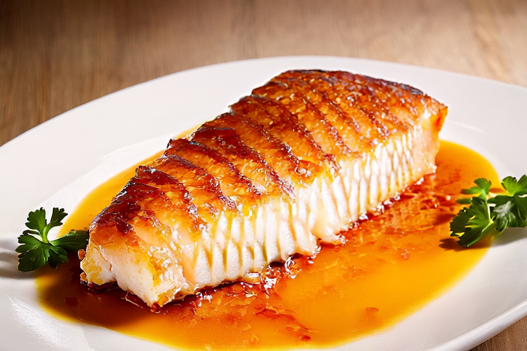 Simple Home Cooking: Pan-Seared Salmon with Garlic Butter Sauce