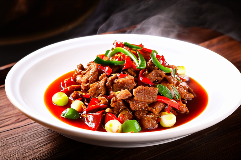 Spicy Sichuan Style Stir-Fried Beef With Vegetables 1 Spicy Sichuan Style Stir-Fried Beef With Vegetables