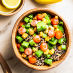 Summer Fresh: A Vibrant Avocado and Shrimp Salad Bowl