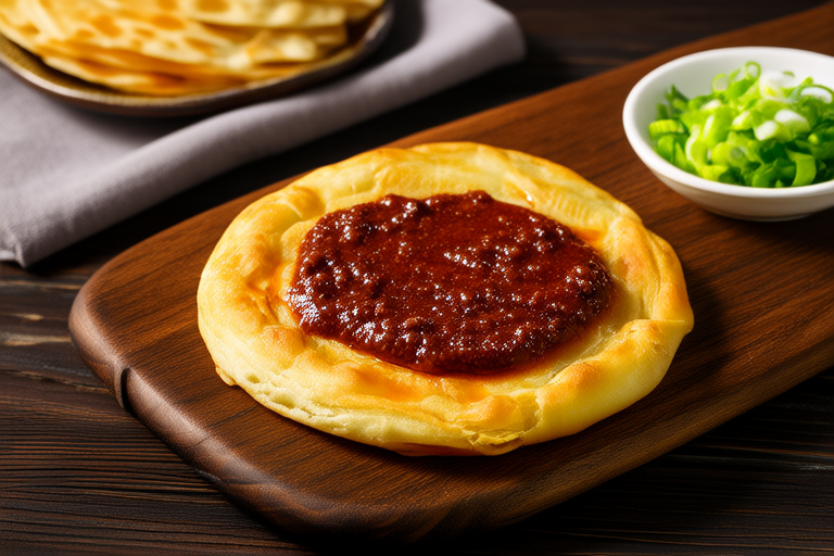 Classic Shandong-style Pancake with Sweet Bean Paste
