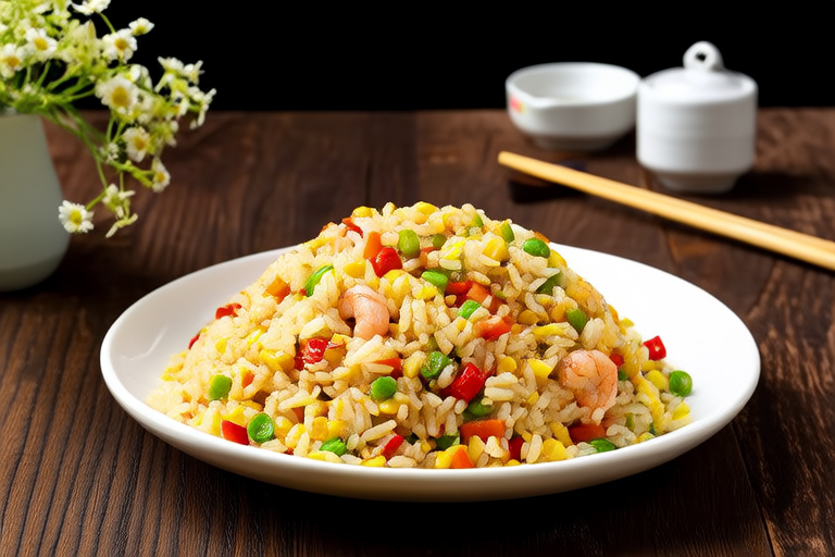 Colorful Stir-Fried Rice Medley