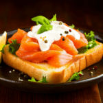 Creamy Caesar Salmon Salad