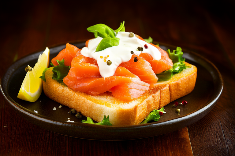 Creamy Caesar Salmon Salad