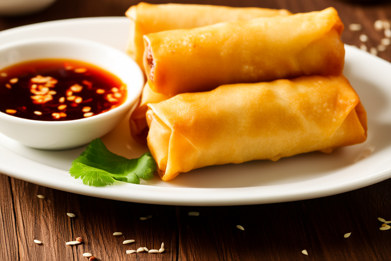 Deliciously Crispy Shandong Spring Rolls