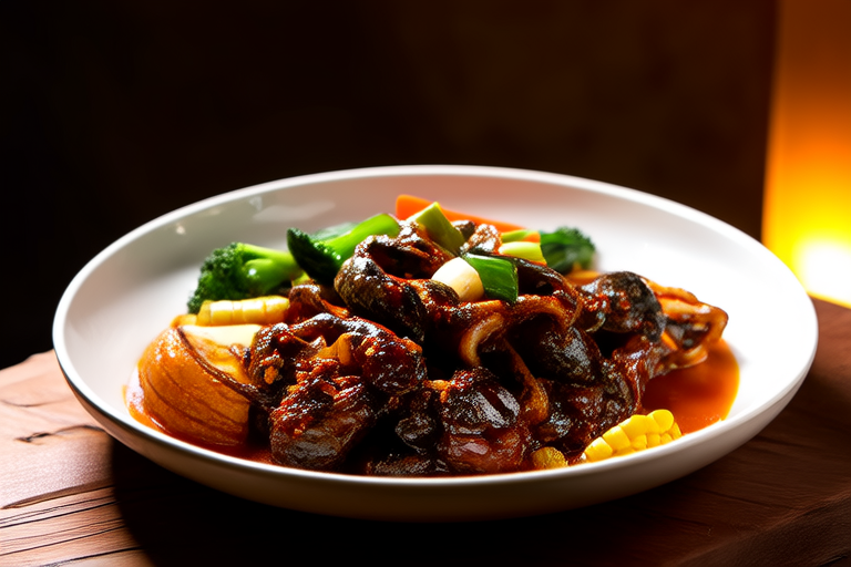 Exploring the Flavors of Anhui: Braised Mandarinsquid with Vegetables