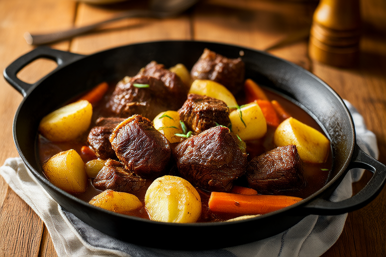 Family Favorite: Homemade Beef Stew with Root Vegetables