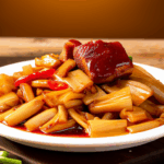 Fried Bamboo Shoots with Dried Meat Slices 3 Fried Bamboo Shoots with Dried Meat Slices