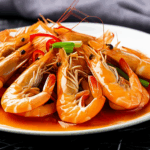 Golden Crispy Prawn with Cantonese Style Sauce 3 Golden Crispy Prawn with Cantonese Style Sauce