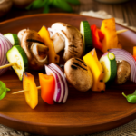 Grilled Summer Vegetable Skewers 3 Grilled Summer Vegetable Skewers