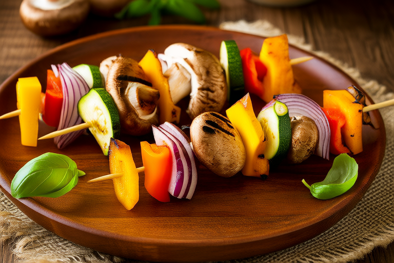 Grilled Summer Vegetable Skewers