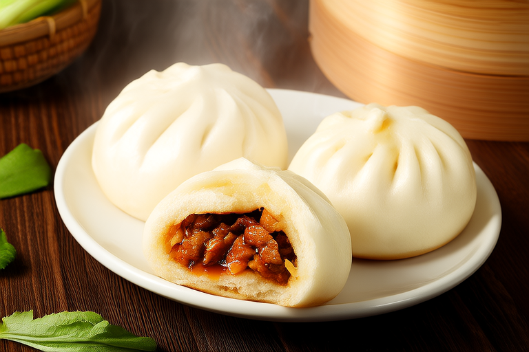 Heavenly Char Siu Bao: Fluffy Steamed Bun with Sweet Barbecue Pork