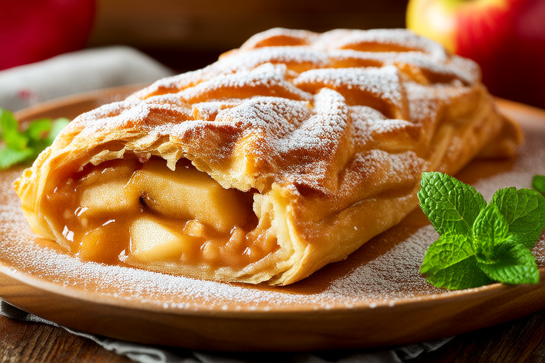 No-Fail Apple Strudel with Cinnamon Glaze