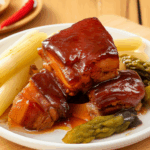 Preserved Vegetable and Pork Braised with Bamboo Pith 3 Preserved Vegetable and Pork Braised with Bamboo Pith