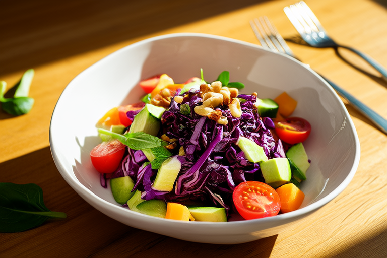 Rainbow Bliss: A Vibrant Veggie Salad to Wow Your Taste Buds 1 Rainbow Bliss: A Vibrant Veggie Salad to Wow Your Taste Buds