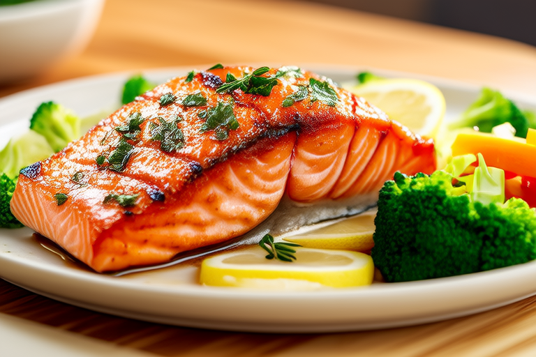 Savory Salmon with Herb Butter