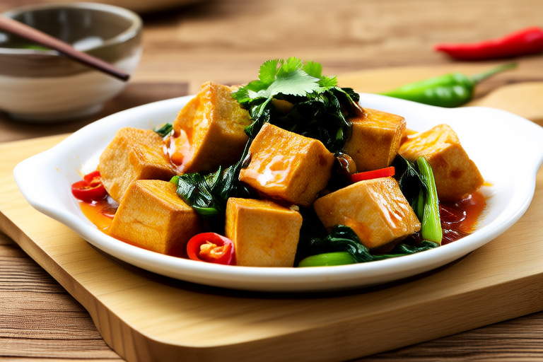 Sizzling Stir-Fried Tofu Dinner