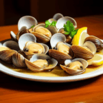 Steamed Clams in White Wine Sauce 3 Steamed Clams in White Wine Sauce