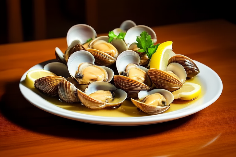 Steamed Clams in White Wine Sauce