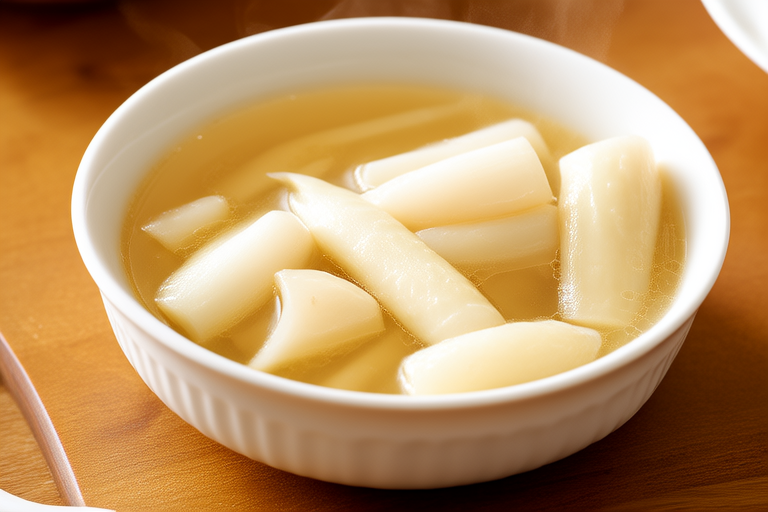Tender Simmered Bamboo Shoots in Light Broth