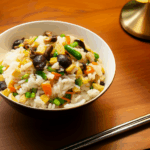 Vegetable Stir-Fry Over Fragrant Rice