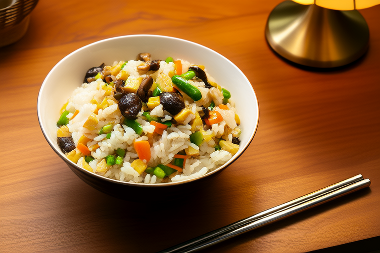 Vegetable Stir-Fry Over Fragrant Rice