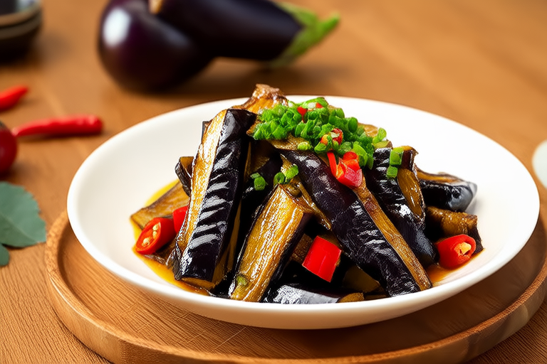 Vegetarian Heaven: Stir-Fried Eggplant Hunan Style